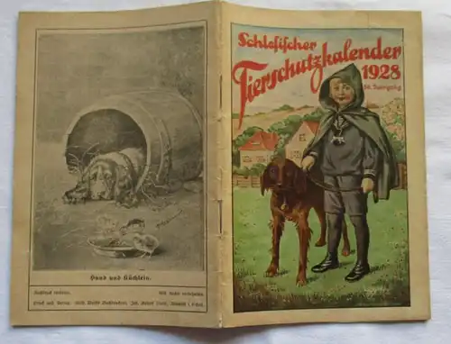 Calendrier de protection des animaux sismique 1928 - 36e année