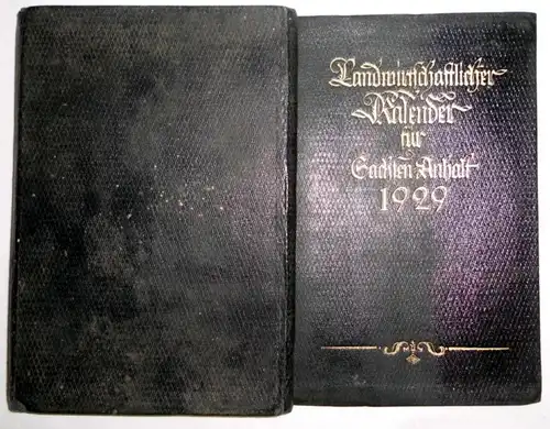 Landwirtschaftlicher Kalender für Sachsen-Anhalt 1929