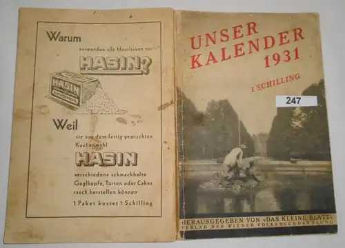 Unser Kalender 1931