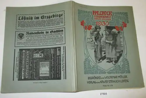 Kalender 1930 für das Erzgebirge, das übrige Sachsen und das Sudetenland - 26. Jahrgang