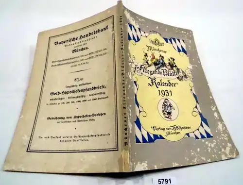 Calendrier des feuilles volantes de Munich pour 1931 (48e année)