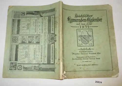 Sächsischer Kameraden-Kalender auf das Jahr 1932