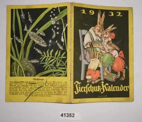 Tierschutz-Kalender 1932