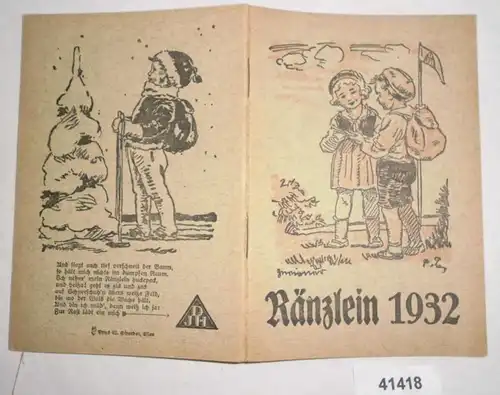 Ränzlein - Ein fröhliches Jahrbüchlein für kleine Wandersleute