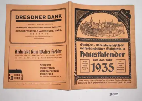Sachsen-Altenburgischer vaterländischer Geschichts- und Hauskalender 1935