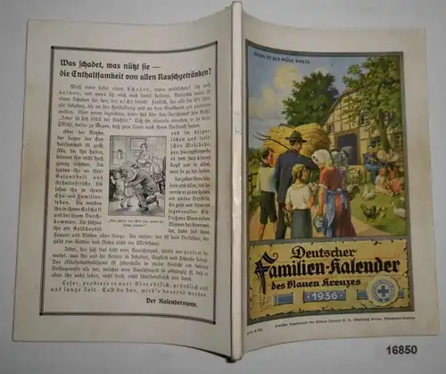 Deutscher Familienkalender des blauen Kreuzes 1936