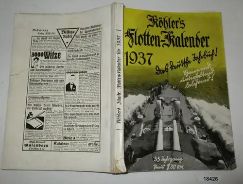 Köhlers illustrierter Flotten-Kalender 1937