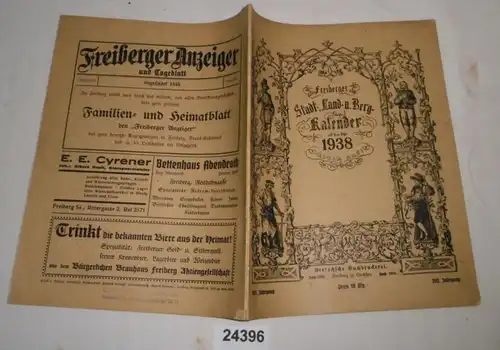 Freiberger Stadt-, Land- u. Berg-Kalender auf das Jahr 1938 - Glück auf!