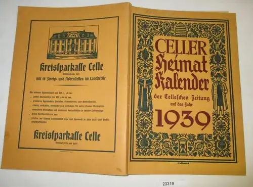 Celler Heimatkalender der Celleschen Zeitung auf das Jahr 1939
