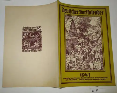 Calendrier du village allemand 1941 - 40e année