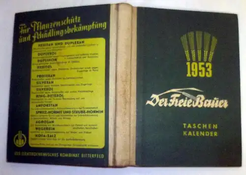 Der Freie Bauer - Taschenkalender 1953