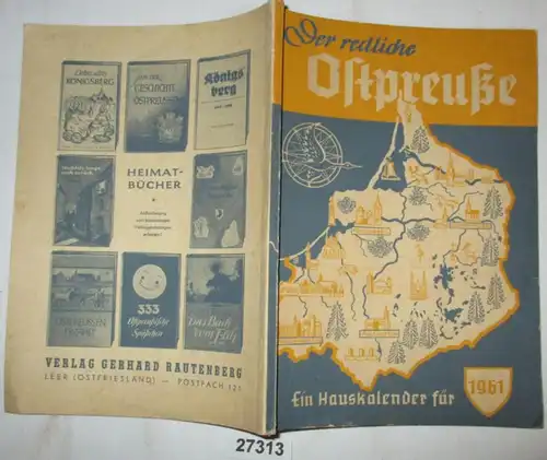 La Prusse orientale fidèle - Un calendrier pour 1961