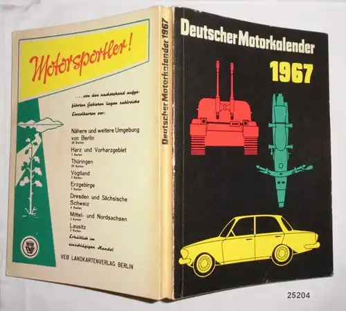 Calendrier des moteurs allemands 1967. ..