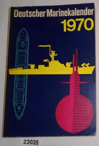 Calendrier maritime allemand 1970. ..................................