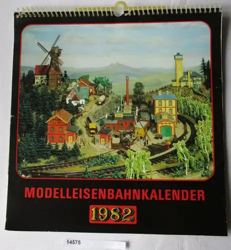 Calendrier des chemins de fer modèles 1982 eurostat