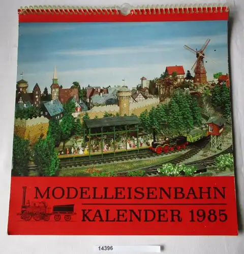 Calendrier des chemins de fer modèles 1985 eurostat