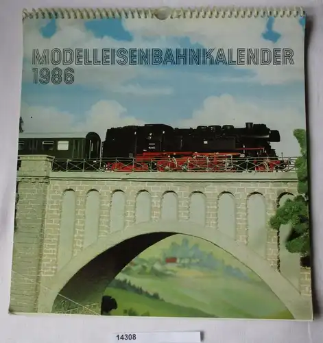 Calendrier des chemins de fer modèles 1986 eurostat