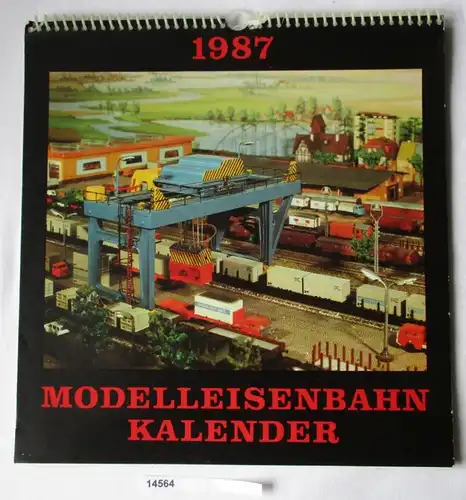 Calendrier des chemins de fer modèles 1987 eurostat