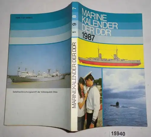 Calendrier Marine Agenda Marina de la RDA 1987