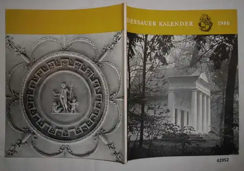 Dessauer Kalender 1986 (30. Jahrgang)