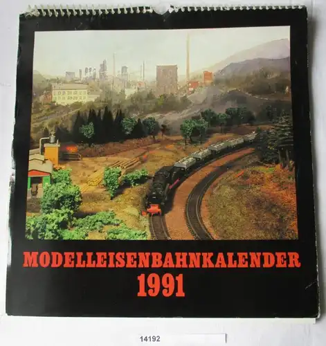 Calendrier des chemins de fer modèles 1991 eurostat