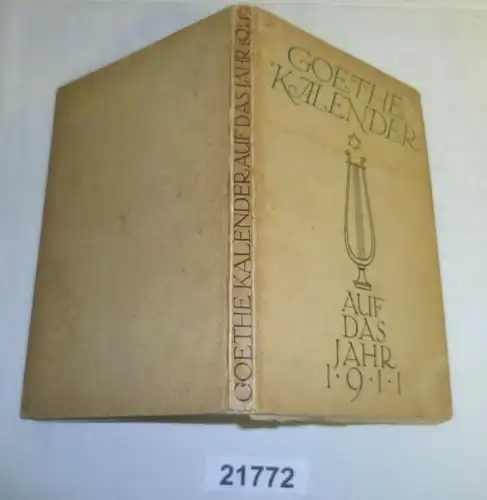 Goethe - Calendrier fondé par Otto Julius Bierbaum - Vers 1911