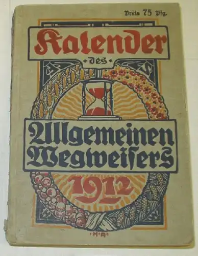 Calendrier du panneau général 1912.....