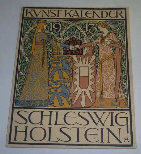 Calendrier des arts Schleswig-Holstein 1913.