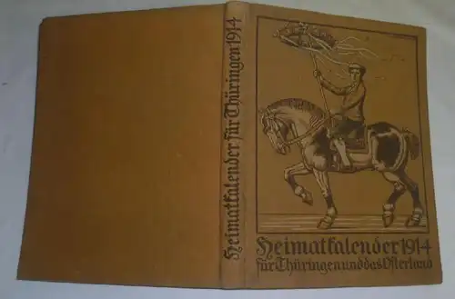 Calendrier d'origine 1914 pour la Thuringe et la Pâques