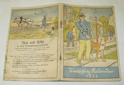 Tierschutz-Kalender 1933