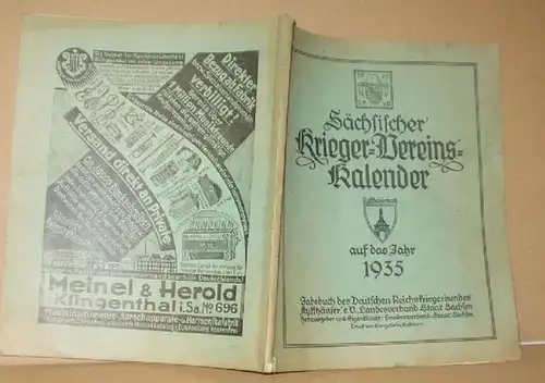 Sächsischer Krieger-Vereins-Kalender aus dem Jahr 1935