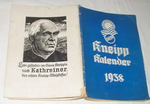 Calendrier Kneipp 1938. .