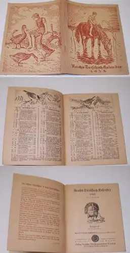 Reichs-Tierschutz-Kalender 1942