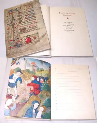 Immerwährender Kalender - Mit Miniaturen aus einem Horarium des 15. Jahrhunderts im Besitz der Sächsischen Landesbibliot