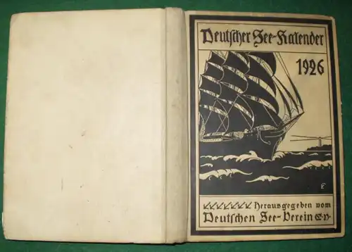 Calendrier du lac allemand 1926. .