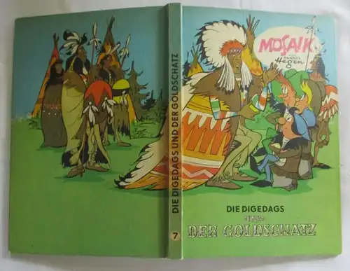 Die Digedags und der Goldschatz (seltene DDR-Erstausgabe Mosaik Sammelband)