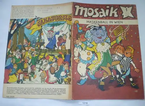 Mosaïque Abrafax numéro 1 de 1979