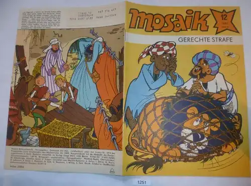 Mosaïque Abrafax numéro 12 de 1981