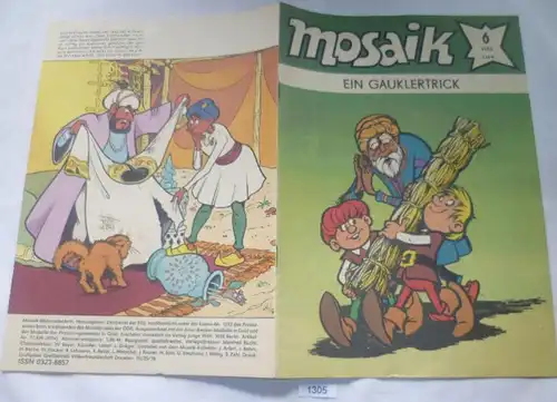 Mosaïque Abrafax numéro 6 de 1986