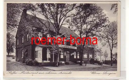 0123 Ak Werne-Langern Café Restaurant à la belle vue autour de 1930
