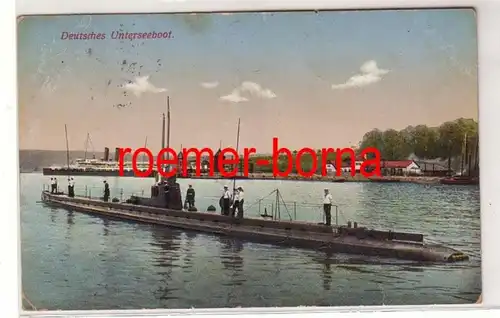 07046 Ak Sous-marin allemand 1913