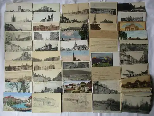 100 Ansichtskarten gelaufen als Feldpost im 1. Weltkrieg (108695)