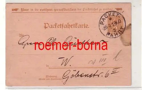 24896 Privatpost Berliner Packetfahren 29.3.1900