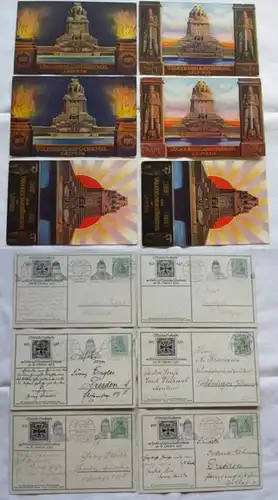 37348/6 Cartes postales Leipzig Oraison du Monument des Nations 1913