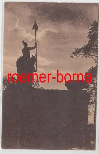 42168 Ak Ulanen Denkmal Demmin in Pommern um 1930