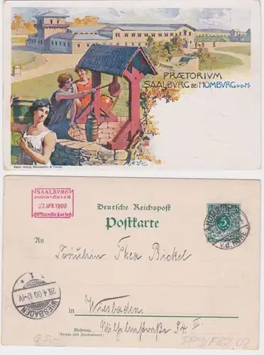 433558 DR Plein de choses Carte postale PP9/F85/03 Salenburg bei Homburg 1900