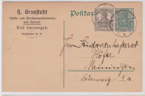 49299 DR Plein de choses Carte postale P96 Pression H.Gronstedt Wurstfabrik Bad Salzungen