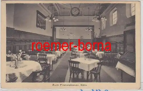 53154 Ak Köln Restaurant 'Zum Franziskaner' um 1928