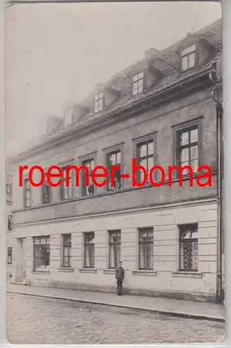 63473 Foto Ak Aue in Sachsen Wohnhaus um 1920