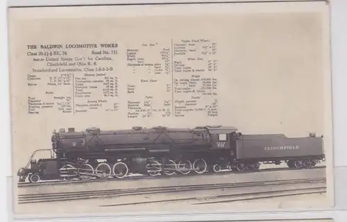 66369 AK Locomotive à vapeur chaude The Balwin LocomotivE Works